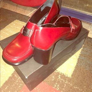 Via Spiga red leather heels LUXURY ITEM
